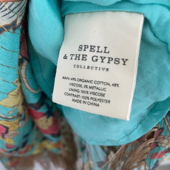 NWOT RARE Spell Hendrix Tasseled Dress - Picture 16 of 17